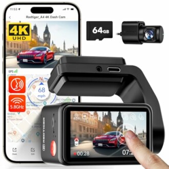 A4-4K+1080P Dash Cam