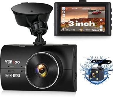 Yansoo Dash Cam Front and Rear 1080P